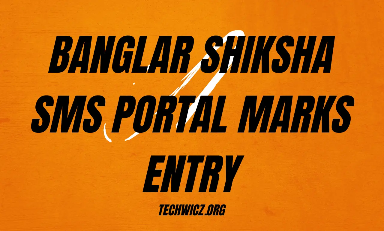 banglar shiksha sms portal marks entry